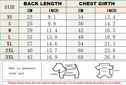 Designer Dog Winter  Coat