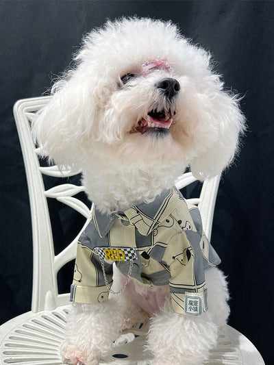 Pet Dog Lit Clothes
