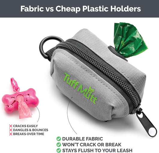 Durable Dog Poop Bag Holder Leash Dispenser