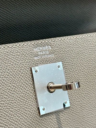 Kelly 28 Blue Lin Luxury Bag
