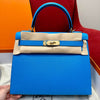 Kelly 28 Blue Frida Luxury Bag