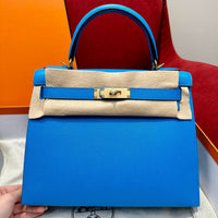 Kelly 28 Blue Frida Luxury Bag