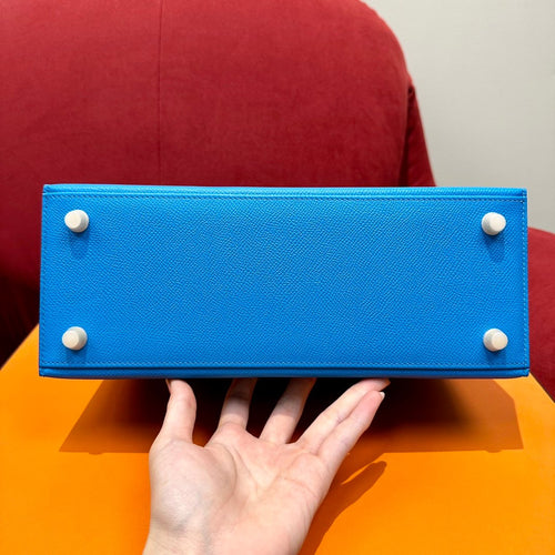 Kelly 28 Blue Frida Luxury Bag