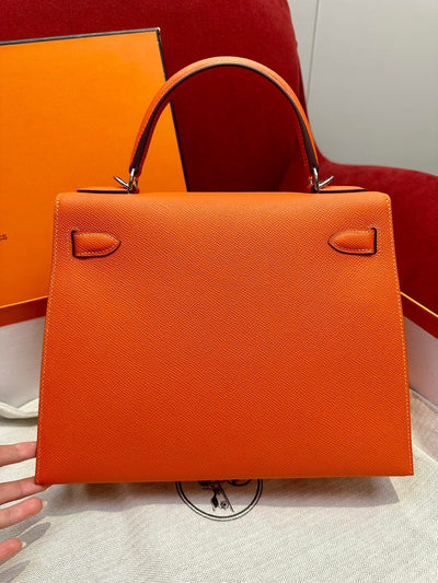 Kelly 28 Orange Luxury Bag