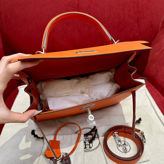 Kelly 28 Orange Luxury Bag