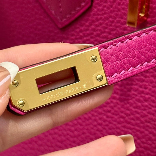 Birkin 25 Rose Purple Luxury Bag