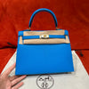 Kelly 25 Blue Frida Luxury Bag