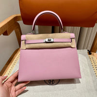 Kelly 25 Mauve Sylvestre Luxury Bag