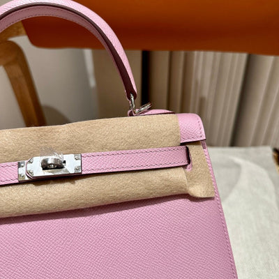 Kelly 25 Mauve Sylvestre Luxury Bag