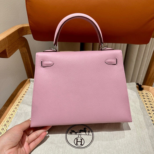 Kelly 25 Mauve Sylvestre Luxury Bag