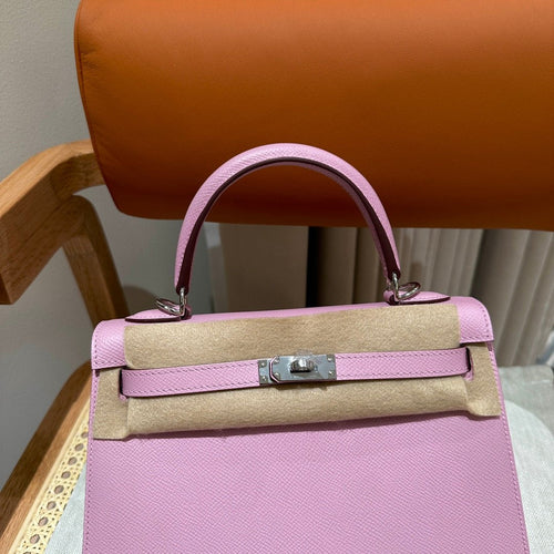 Kelly 25 Mauve Sylvestre Luxury Bag