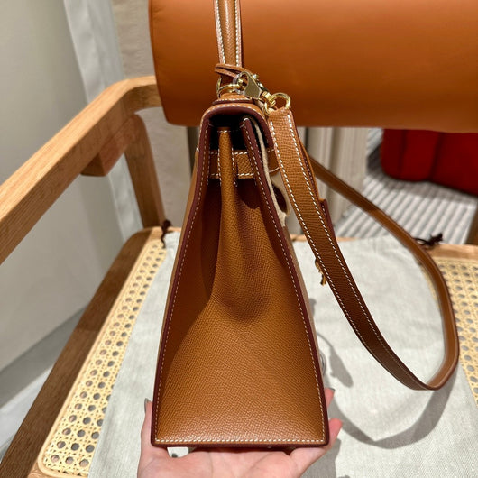 Kelly 28 Gold Luxury Bag