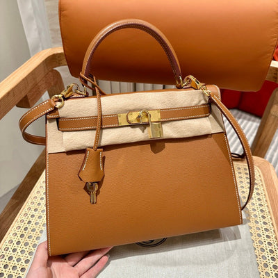 Kelly 28 Gold Luxury Bag