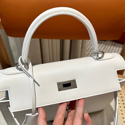 Kelly 28 Blanc Luxury Bag