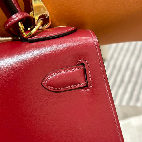 Kelly 28 Rouge H Luxury Bag