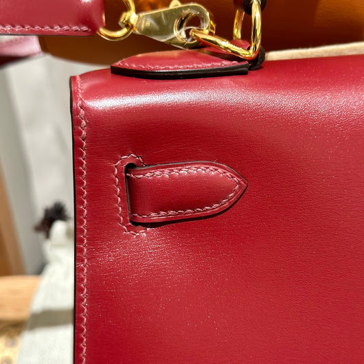 Kelly 28 Rouge H Luxury Bag