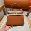 Kelly 25 Gold Calfskin Luxury Bag