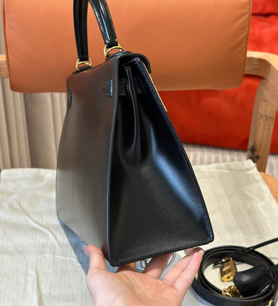 Kelly 28 Black Luxury Bag