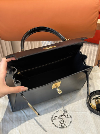 Kelly 28 Black Luxury Bag