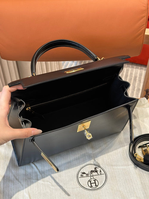 Kelly 28 Black Luxury Bag