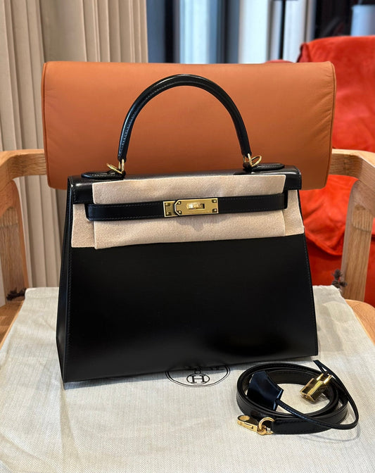 Kelly 28 Black Luxury Bag