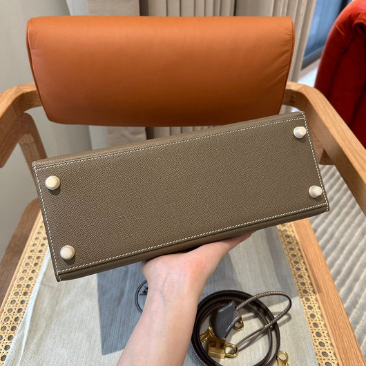 Kelly 28 Etoupe Luxury Bag
