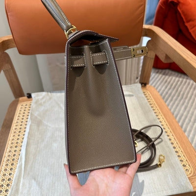 Kelly 28 Etoupe Luxury Bag