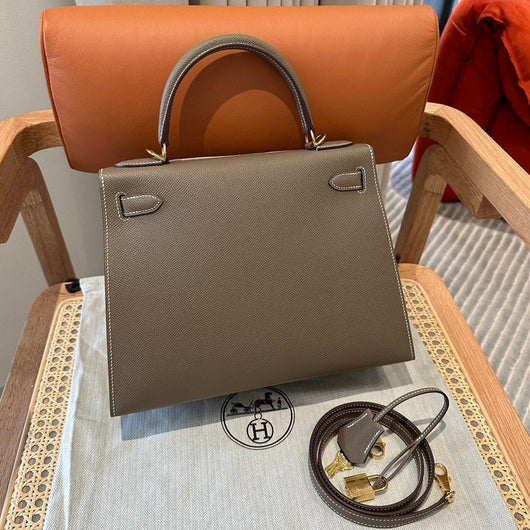 Kelly 28 Etoupe Luxury Bag