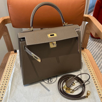 Kelly 28 Etoupe Luxury Bag