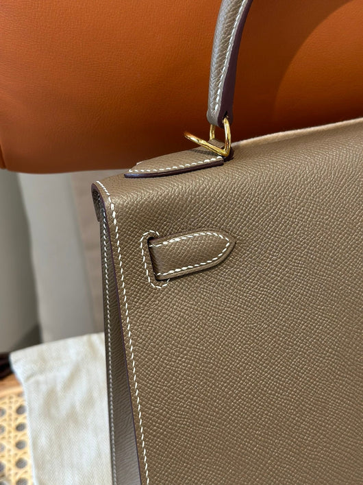 Kelly 28 Etoupe Luxury Bag