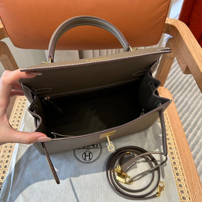 Kelly 28 Etoupe Luxury Bag