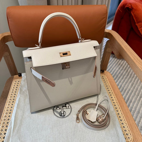 Kelly 28 Craie Luxury Bag