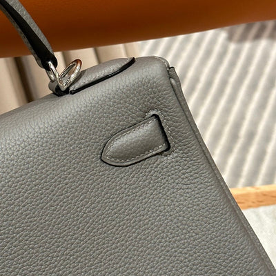 Kelly 28 Gris Meyer Luxury Bag