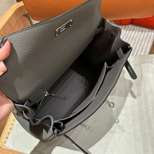 Kelly 28 Gris Meyer Luxury Bag