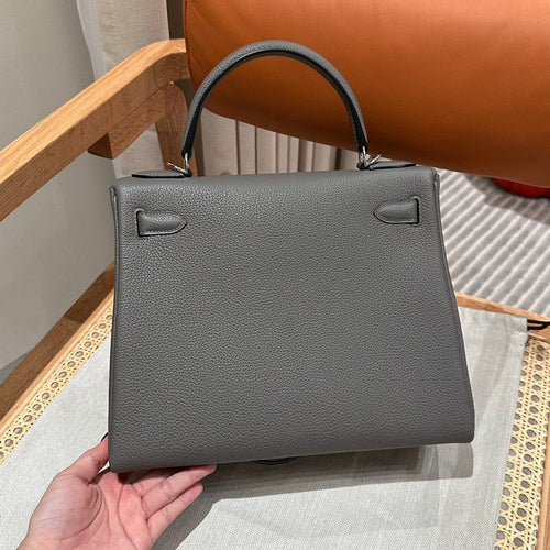 Kelly 28 Gris Meyer Luxury Bag