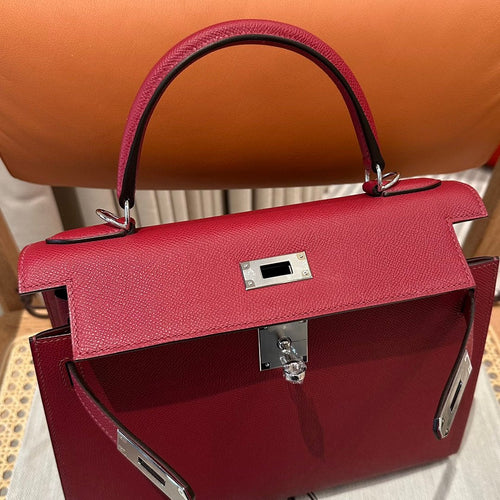 Kelly 28 Rouge Grenat Luxury Bag