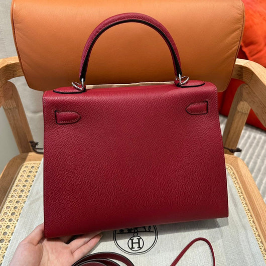 Kelly 28 Rouge Grenat Luxury Bag