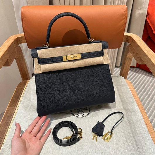 Kelly 28 Blue Nuit Luxury Bag