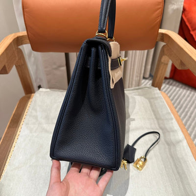 Kelly 28 Blue Nuit Luxury Bag