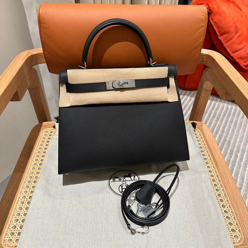 Kelly 28 Black Luxury Bag