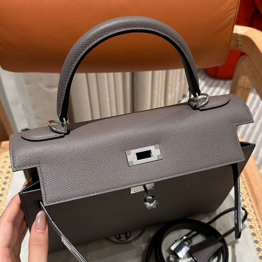 Kelly 28 Etain Luxury Bag