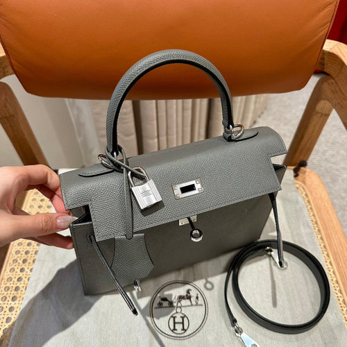 Kelly 25 Gris Mayer Luxury Bag