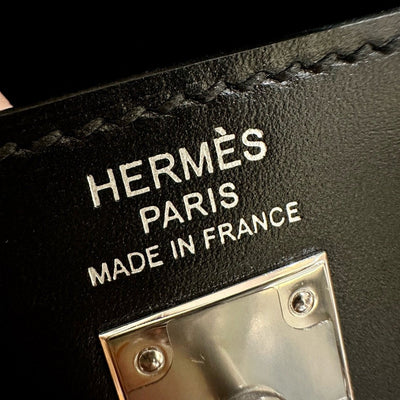 Kelly 25 Black Box From France Luxury Bag