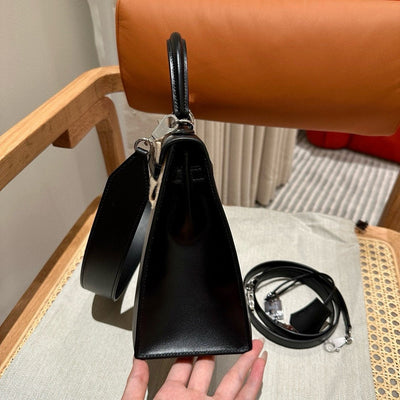 Kelly 25 Black Box From France Luxury Bag