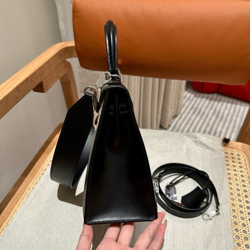 Kelly 25 Black Box From France Luxury Bag