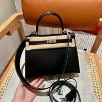 Kelly 25 Black Box From France Luxury Bag