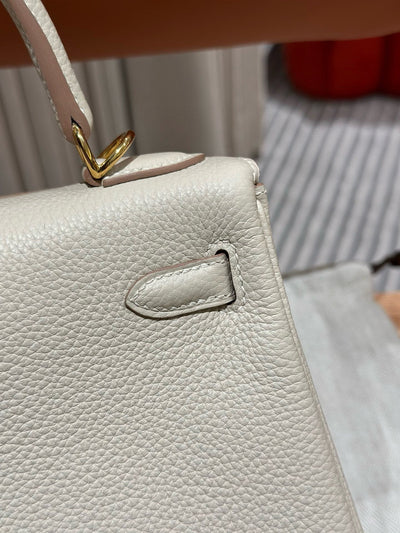 Kelly 25 Carie Calfskin With Gold Buckleluxury Bag