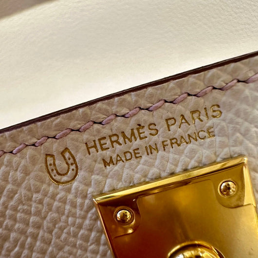 Kelly Mini II Craie Mauve Sylvestre Luxury Bag