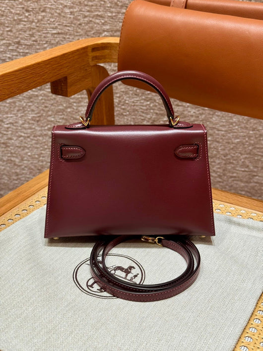Kelly Mini II Rouge H Luxury Bag