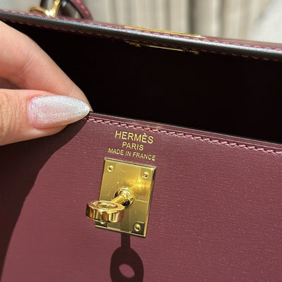 Kelly 25 Rouge H Luxury Bag